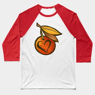 Heart d'Orange Cute Fruit Baseball T-Shirt